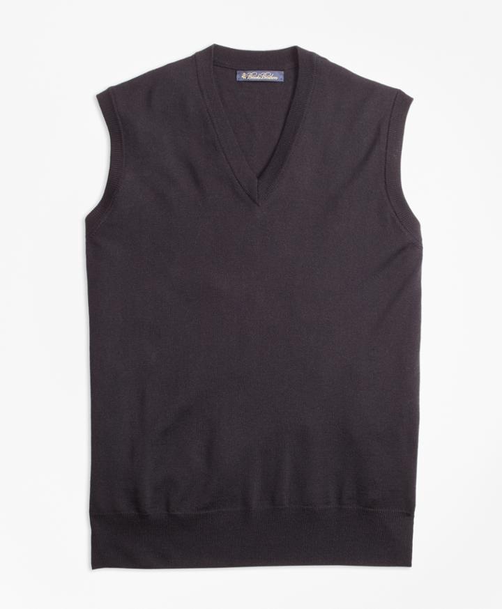 Brooks Brothers Men's Brookstech Merino Wool Vest