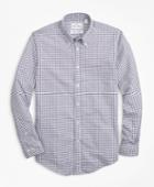 Brooks Brothers Men's Luxury Collection Regular Fit Classic-fit Sport Shirt, Button-down Collar Paisley Print