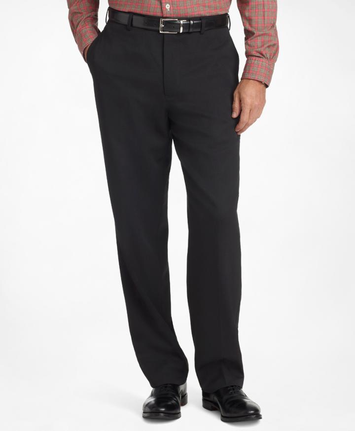 Brooks Brothers Men's Madison Fit Plain-front Classic Gabardine Trousers