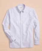 Brooks Brothers Men's Solid Cotton Oxford Sport Shirt