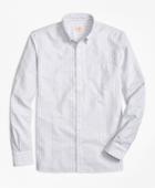 Brooks Brothers Men's Striped Oxford Cotton Sport Shirt