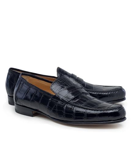 Brooks Brothers Alligator Penny Loafers