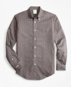 Brooks Brothers Men's Non-iron Milano Fit Tartan Sport Shirt