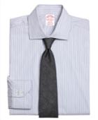 Brooks Brothers Men's Regular Fit Classic-fit Dress Shirt, Heathered Frame Stripe