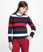 Brooks Brothers Women's Merino Wool Striped Sweater