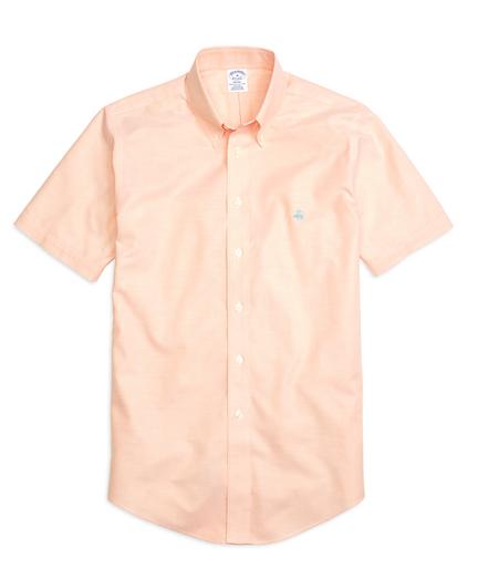 Brooks Brothers Non-iron Regent Fit Oxford Short-sleeve Sport Shirt