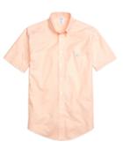 Brooks Brothers Non-iron Regent Fit Oxford Short-sleeve Sport Shirt