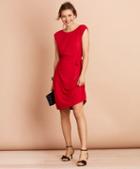 Brooks Brothers Jersey Side-tie Dress