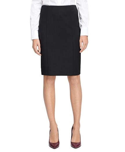 Brooks Brothers Wool Stretch Pencil Skirt