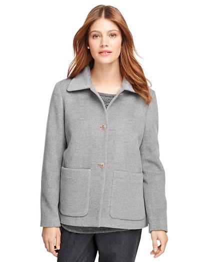 Brooks Brothers Angora Wool Short Coat