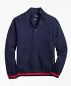 Brooks Brothers Cotton Mockneck Sweater