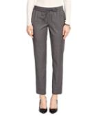 Brooks Brothers Wool Blend Pinstripe Drawstring Pants