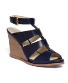 Brooks Brothers Calf Ankle Strap Wedge