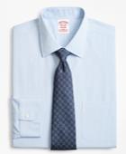 Brooks Brothers Men's Stretch Regular Fit Classic-fit Dress Shirt, Non-iron Narrow Pindot Stripe