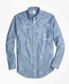 Brooks Brothers Milano Fit Lighthouse Print Sport Shirt