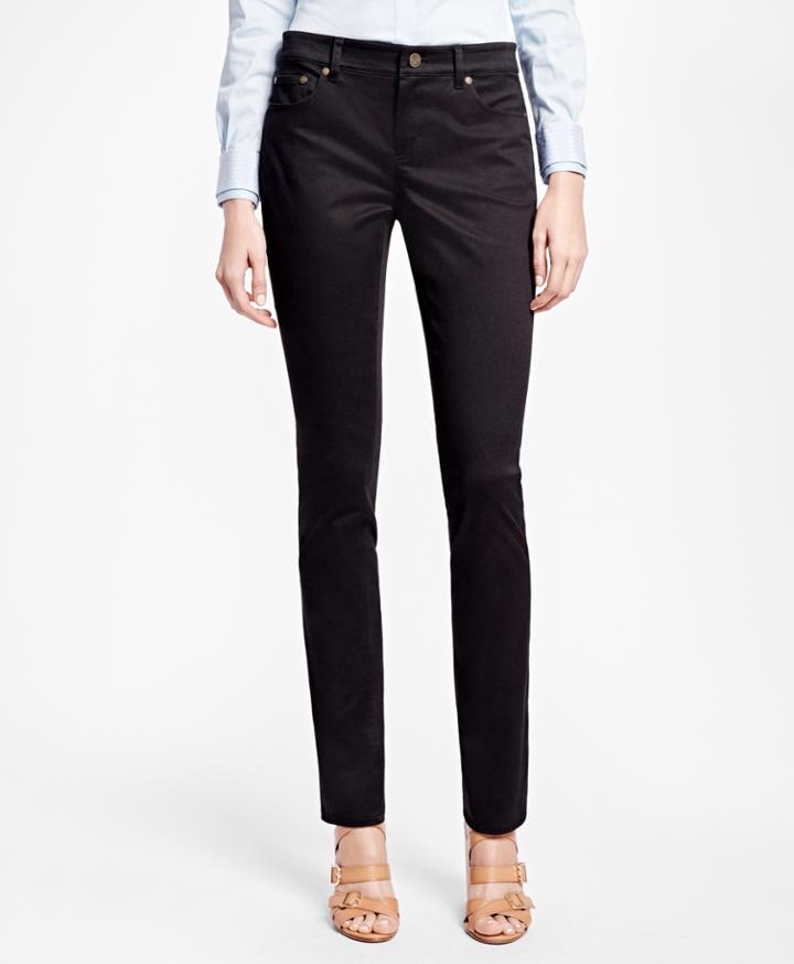 Brooks Brothers Women's Slim-fit Cotton Pants