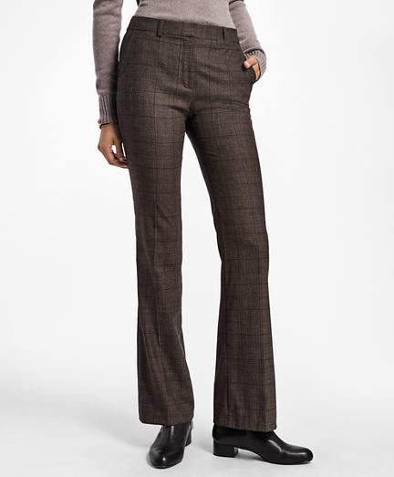 Brooks Brothers Loro Piana Prince Of Wales Trousers