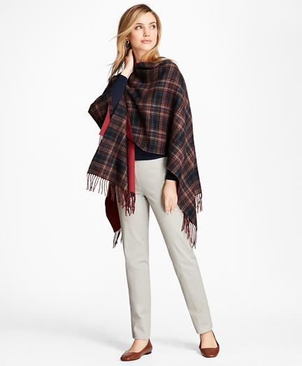 Brooks Brothers Plaid Cashmere Ruana
