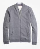 Brooks Brothers Men's French Terry Baseball Jacket