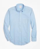 Brooks Brothers Men's Madison Fit Garment-dyed Seersucker Sport Shirt