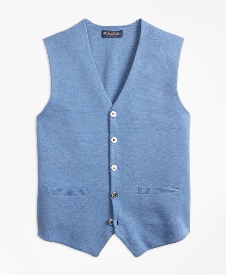 Brooks Brothers Men's Supima Cotton Sweater Waistcoat