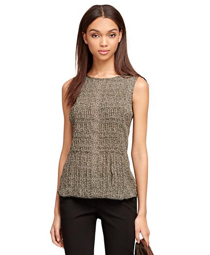 Brooks Brothers Silk Crinkle Blouse