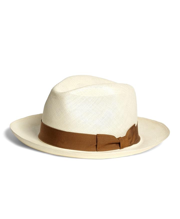 Brooks Brothers Men's Lock & Co. Foldable Valencia Panama Hat