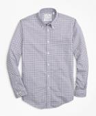 Brooks Brothers Luxury Collection Milano Slim-fit Sport Shirt, Button-down Collar Paisley Print
