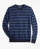 Brooks Brothers Men's Stripe Crewneck Sweater