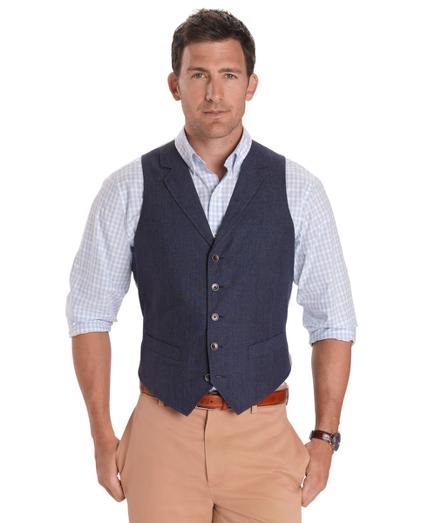 Brooks Brothers Linen Vest