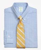 Brooks Brothers Men's Non-iron Extra Slim Fit Twin Gingham Dress Shirt