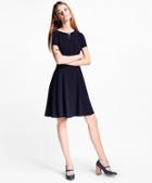 Brooks Brothers Crepe A-line Dress