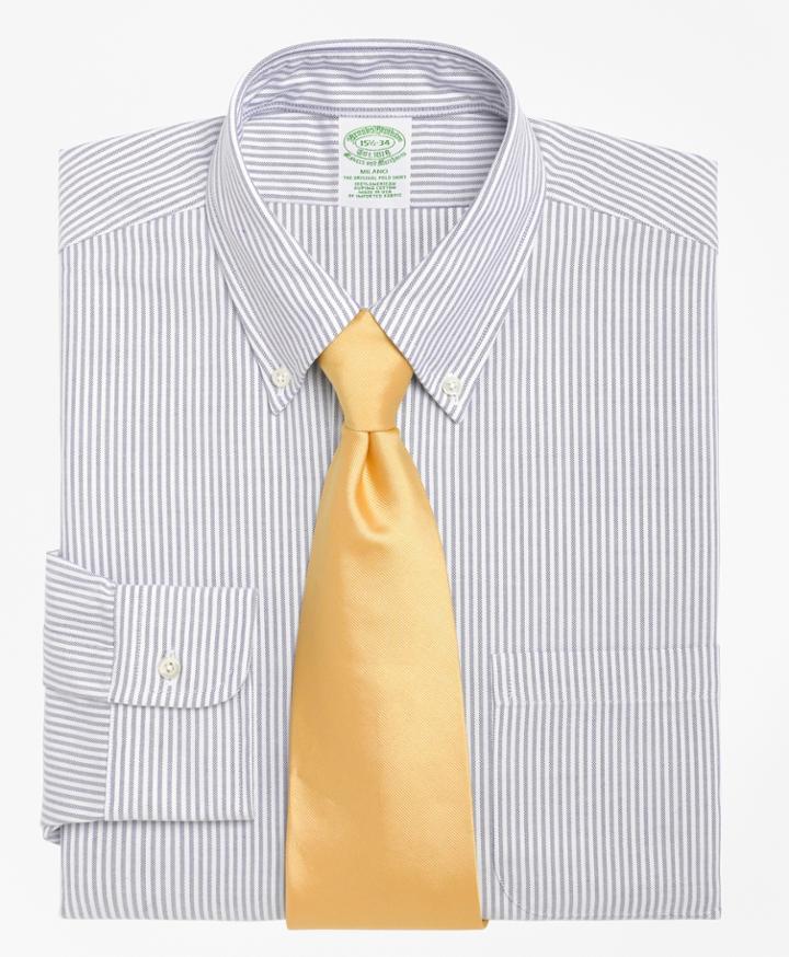 Brooks Brothers Men's Extra Slim Fit Stripe Dress Shirt