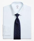 Brooks Brothers Men's Slim Fitted Dress Shirt, Non-iron Mini Pinstripe