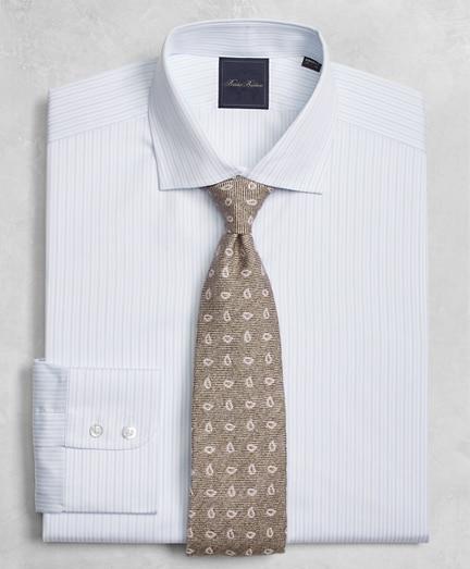Brooks Brothers Golden Fleece Regent Fitted Dress Shirt, English Collar Two-tone Alternating-stripe