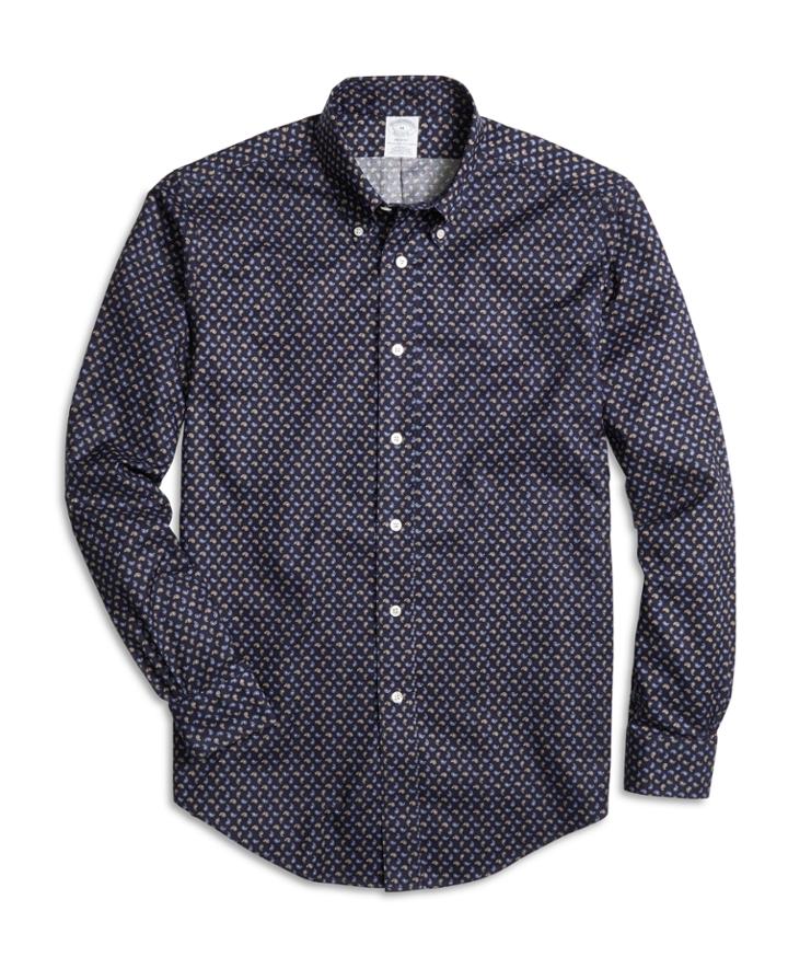 Brooks Brothers Men's Regent Fit Paisley Print Sport Shirt