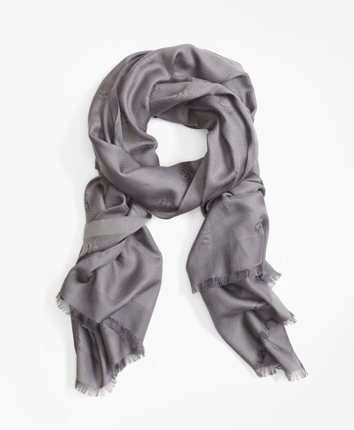 Brooks Brothers Men's Golden Fleece Jacquard Scarf