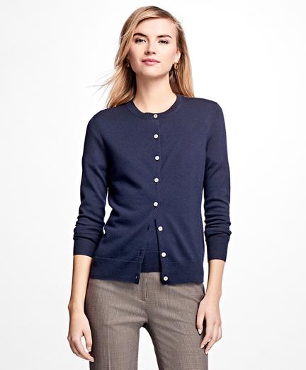 Brooks Brothers Long-sleeve Saxxon Wool Cardigan