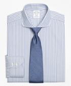 Brooks Brothers Non-iron Regent Fit Herringbone Alternating Stripe Dress Shirt