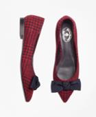 Brooks Brothers Women's Plaid Flats