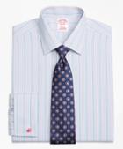 Brooks Brothers Madison Classic-fit Dress Shirt, Non-iron French Cuff Hairline Track Stripe
