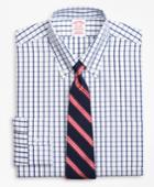 Brooks Brothers Men's Relaxed Fit Relaxed-fit Dress Shirt, Non-iron Windowpane