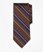 Brooks Brothers Men's Bold Textured Split Stripe Tie