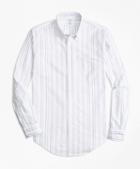 Brooks Brothers Regent Fit Oxford Multi-stripe Sport Shirt