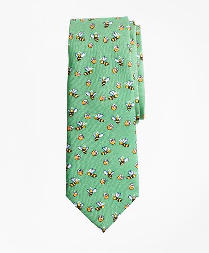 Brooks Brothers Bee And Honey Print Tie