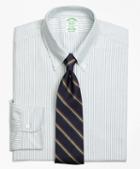 Brooks Brothers Milano Fit Original Polo Button-down Oxford Stripe Dress Shirt