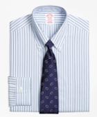 Brooks Brothers Men's Regular Fit Classic-fit Dress Shirt, Non-iron Triple Stripe