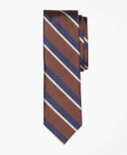 Brooks Brothers Men's Stripe Silk Slim Tie