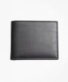 Brooks Brothers Leather With Black Watch Wallet