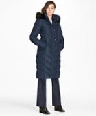 Brooks Brothers Fur-trimmed Down Puffer Coat